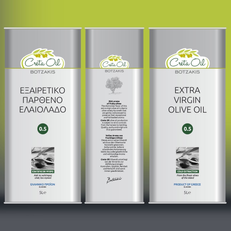 Creta Oil - Metrographics design branding printing