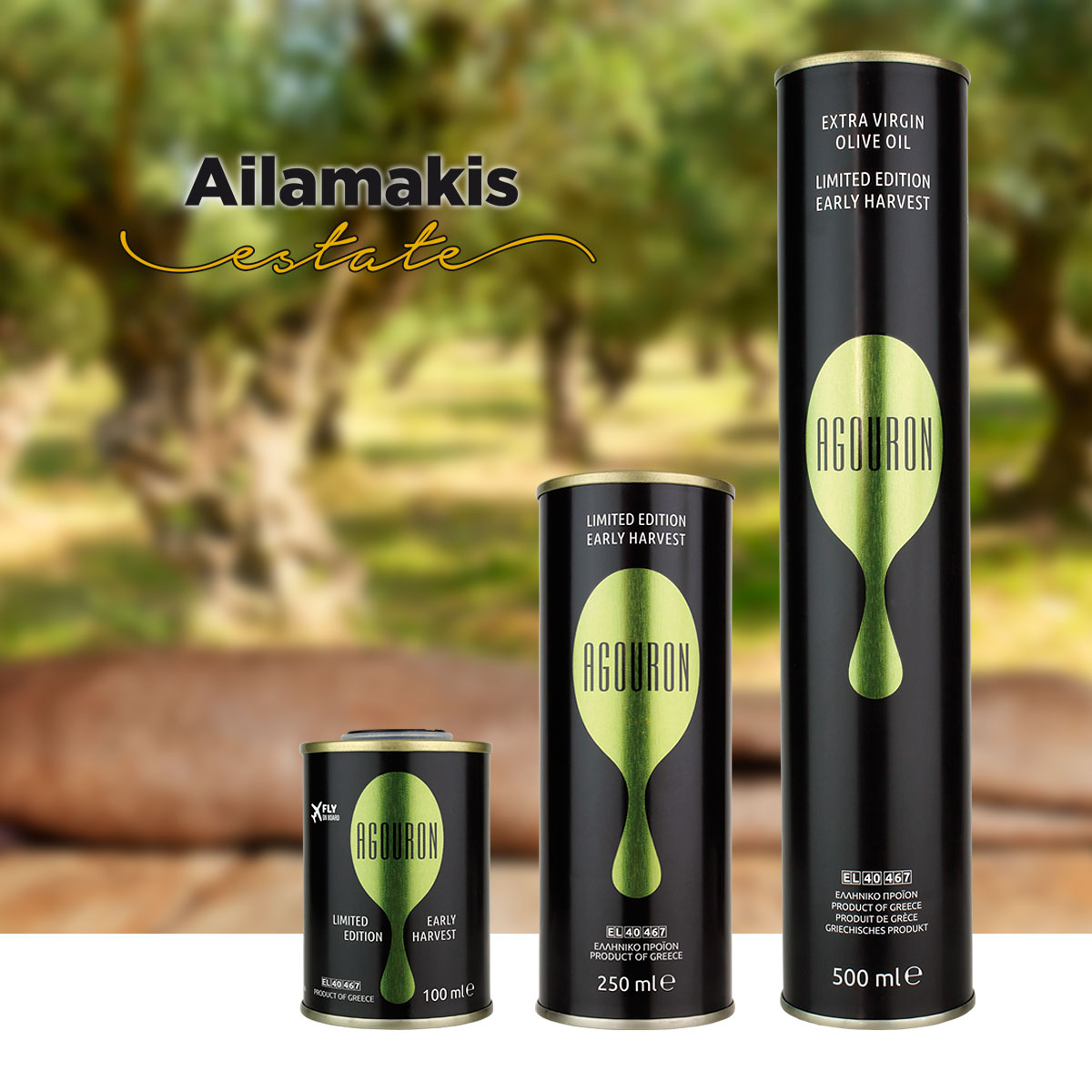 Ailamakis Estate AGOURON olive oil