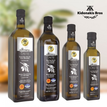 Kydonakis Bros, «Oleum CRETE» olive oil Kidonakis_Oleum_bottles