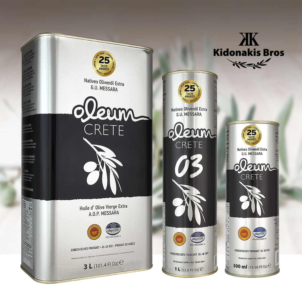 Kydonakis Bros, «Oleum CRETE» olive oil